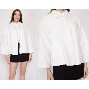 Anthropologie Stan Herman Cream Cardigan Sweater S Small Cotton Relaxed Fit